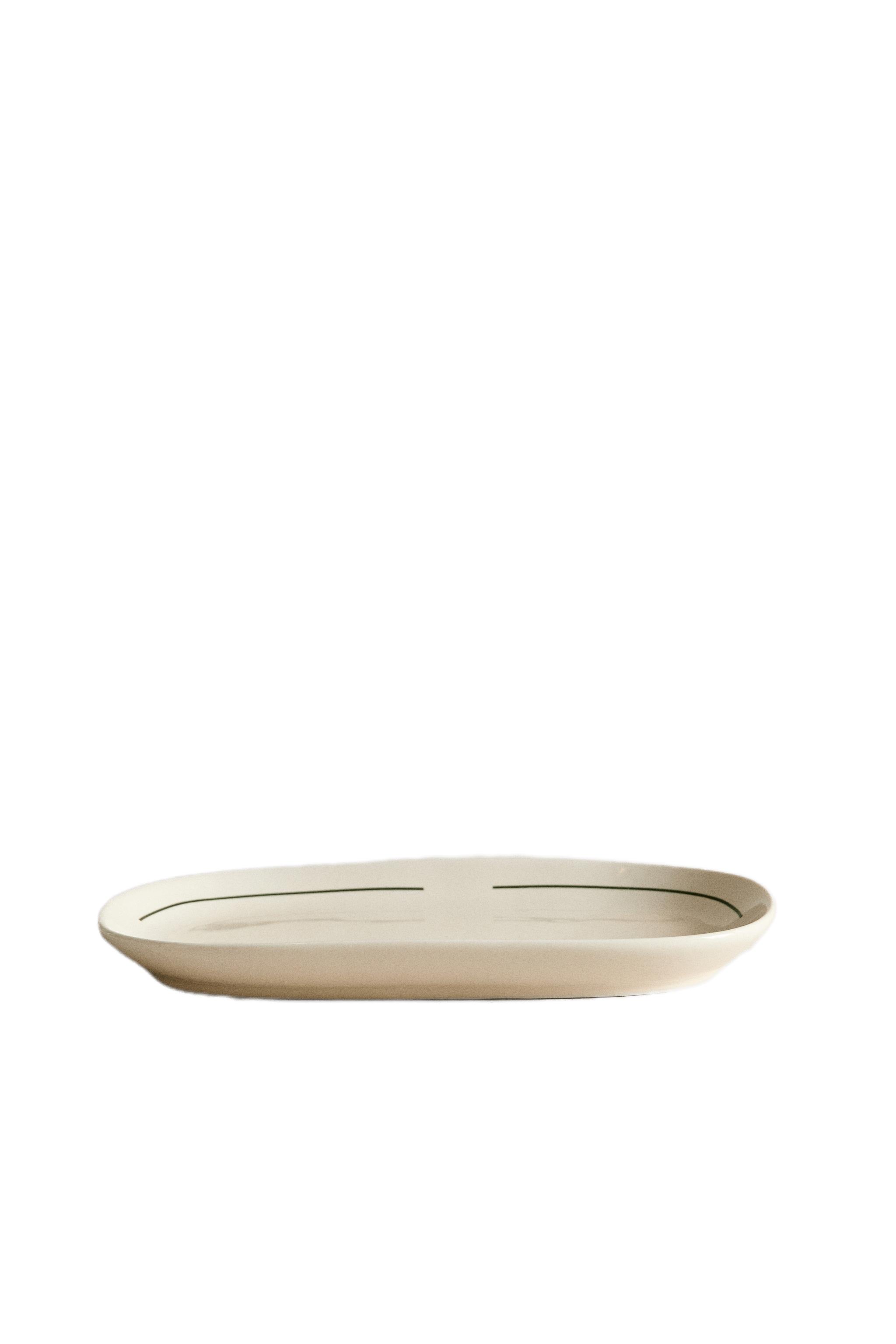STONEWARE COFFEE SHOP SERVING DISH